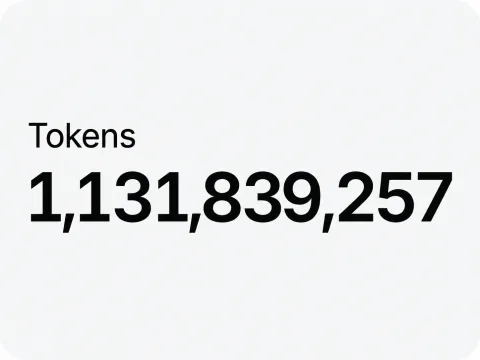 My token-usage capture showing 1,131,839,257 on one line.